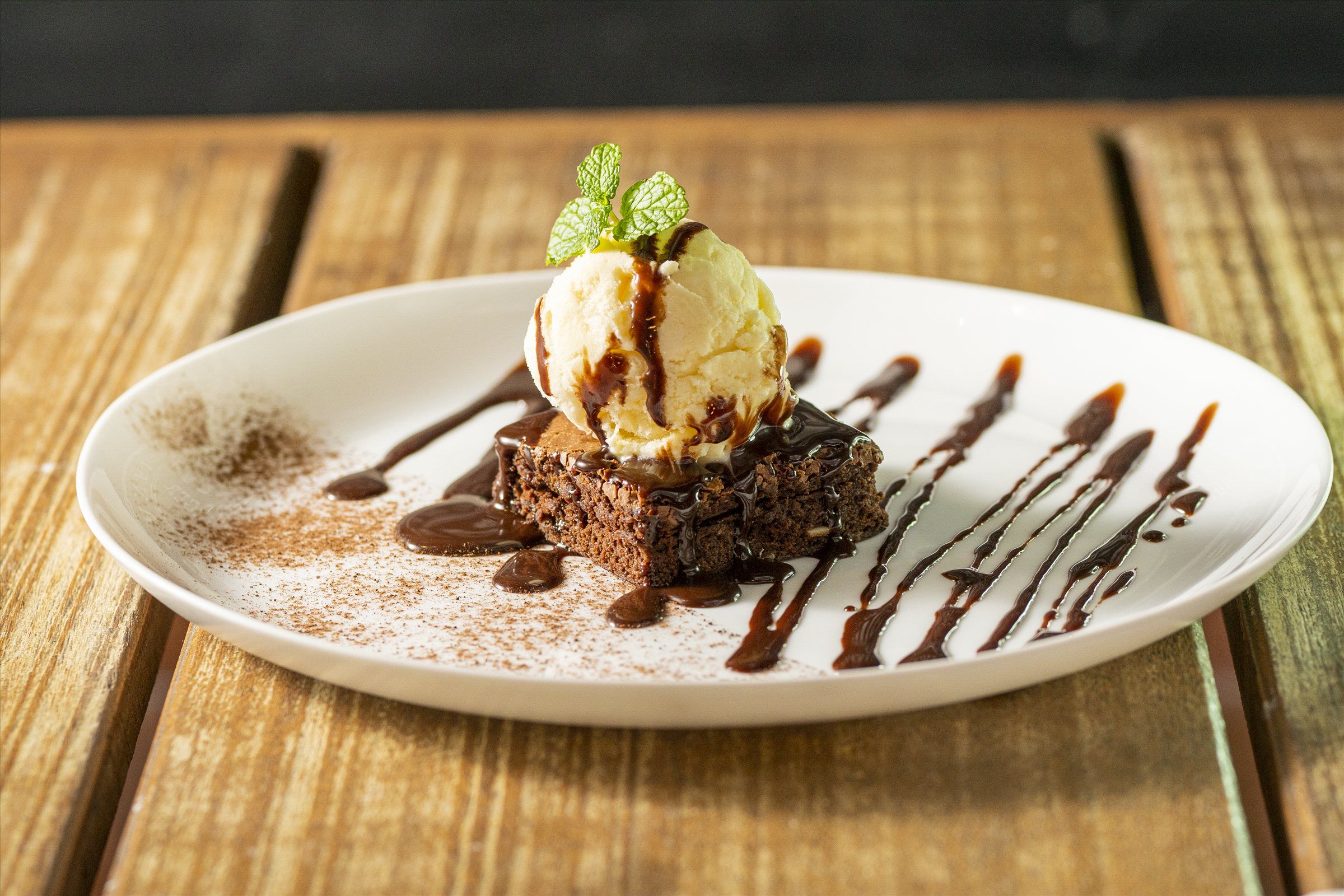 Brownie Brigadeiro de Ninho ou Nutella com Sorvete
